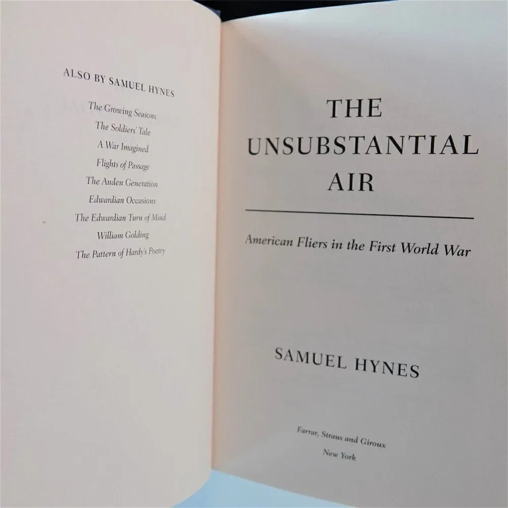 The Unsubstantial Air 2014 Samuel Hynes Book